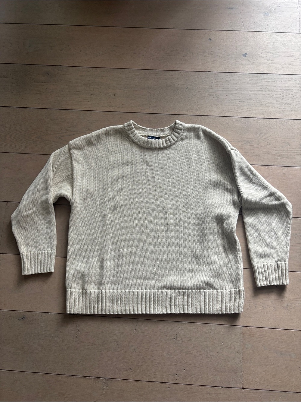 Cream sweater